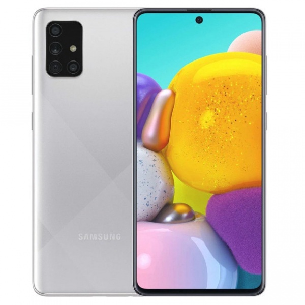 A51 Haze Crush Silver Samsung A71 Haze Crush Silver Metallic