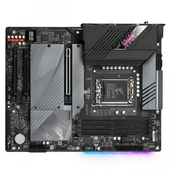 Материнская плата GIGABYTE B660 AORUS MASTER DDR4, LGA 1700, Intel B660 ...