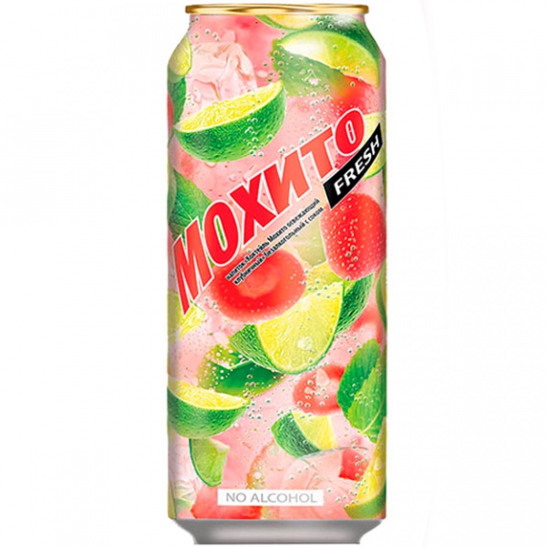Купить Газированный напиток Мохито Fresh 500 мл Клубника в Ташкенте - в ...