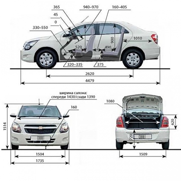 Цветовые решения Chevrolet Cobalt