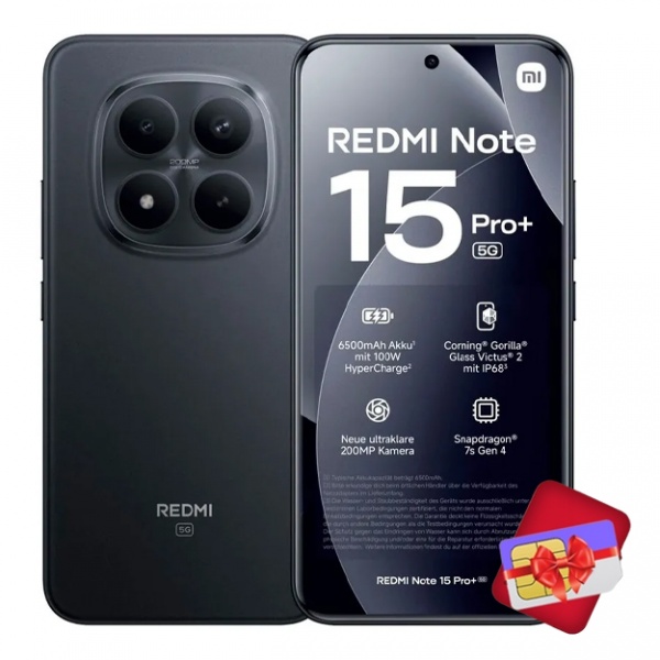Купить Xiaomi Redmi Note 15 Pro+ 5G Black 8/256 GB в Узбекистане - в рассрочку | olcha