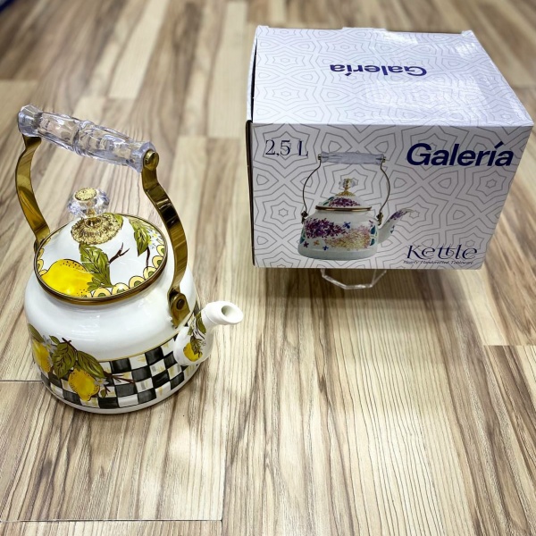 Купить Эмалированный чайник Galeria 2,5 L-1 в Узбекистане - в рассрочку ...