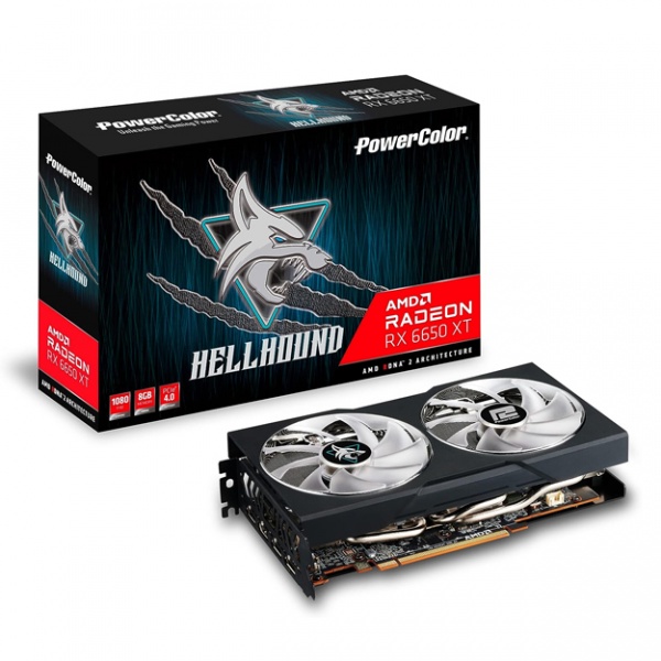 Купить Видеокарта PowerColor Hellhound AMD Radeon RX 6650 XT 8 ГБ GDDR6 ...