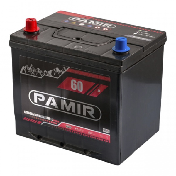 Купить Автомобильный аккумулятор Pamir 60Ah 560A (EN) 12V SMF+L Gentra ...