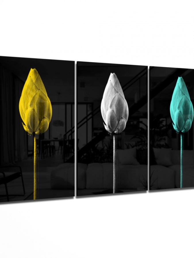 Карта мира Mega Glass Wall Art (72x46) 8682421180817
