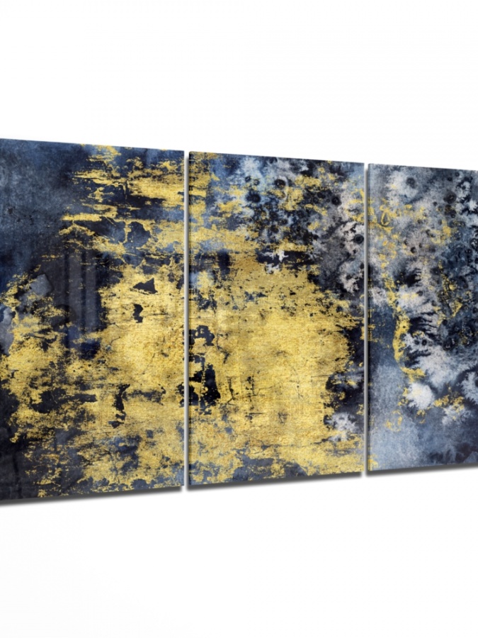 Золотое пятно Mega Glass Wall Art (72x46) 8682421180671