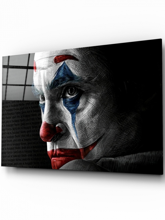 Joker Glass Art (110x70)