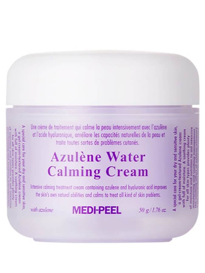 Легкий успокаивающий гель-крем с азуленом Medi-Peel Azulene Water Calming Cream 50 мл