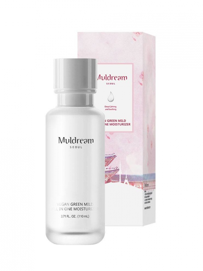 Vegan universal yuz uchun loson Muldream Vegan Green Mild All in One Moisturizer 110 ml