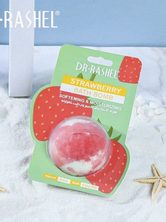 Бомбочка для ванны Strawberry bath bomb 100gr DRL-1719