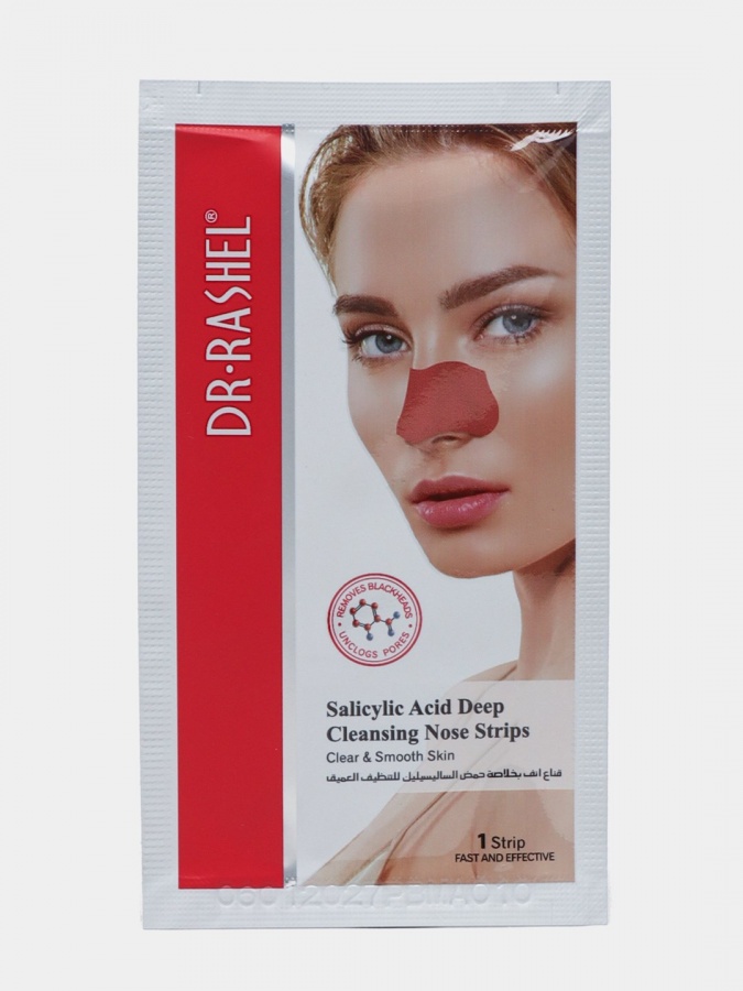 Burunni chuqur tozalash uchun chiziqlar Dr. Rashel, salitsil kislotasi bilan Salicylic acid deep cleansing nose strips DRL-1705