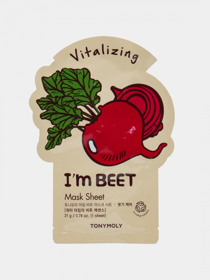 Yuz uchun niqob  I AM BEET MASK SHEET 21g TM-5837