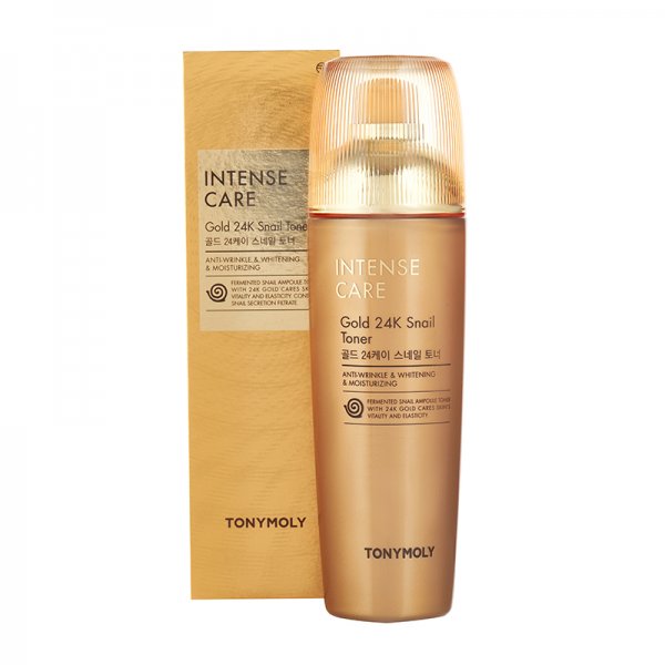 Yuz uchun toner INTENSE CARE GOLD 24K SNAIL TONER 140ML
