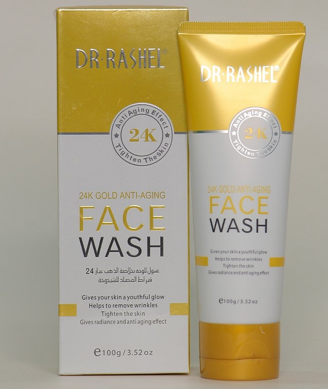 Yuz tozalash uchun ko‘pik 24K Gold anti- aging face wash 100gr DRL-1636