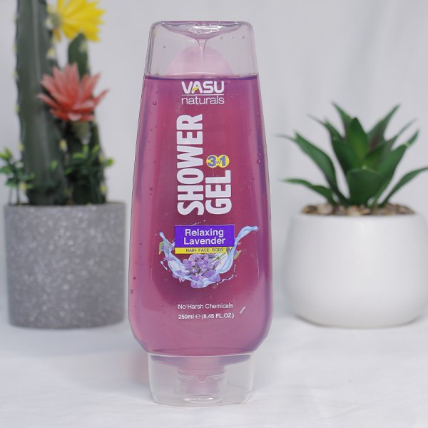 Гель для душа Васу - Расслабляющая лаванда Vasu Showergel - Relaxing Lavendar 250ml