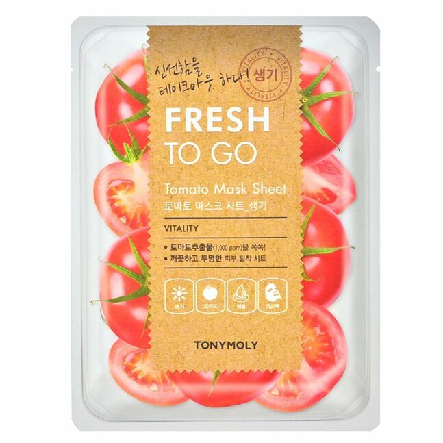 Тканевая маска для лица TONY MOLY FRESH TO GO TOMATO MASK SHEET