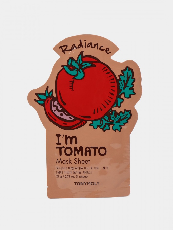 Увлажняющая маска I'M TOMATO MASK SHEET – SKIN GLOW   TM00000594