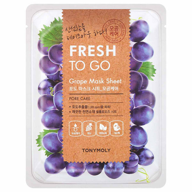 Yuz uchun maska  TONY MOLY FRESH TO GO GRAPE MASK SHEET