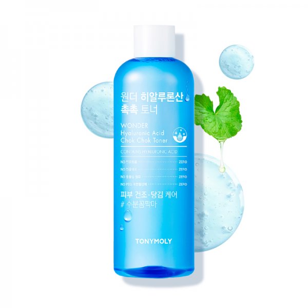Yuzni tozalash uchun tonik WONDER HYALURONIC ACID CHOK CHOK TONER 500ml TM00004726