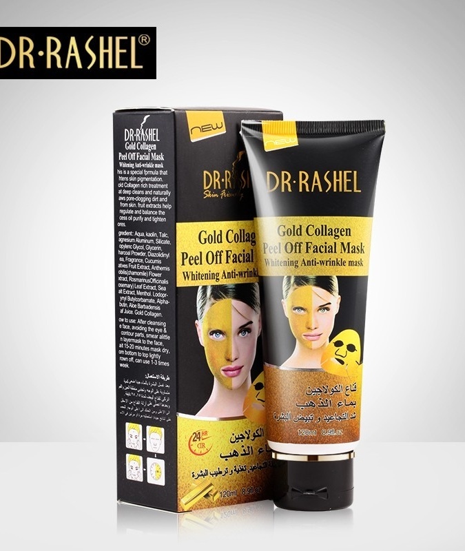 Yuz niqobi oltin bilan (Gold Collagen Peel Off Facial Mask) 120ml
