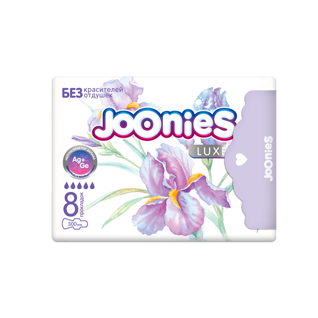 Ayollar uchun gigienik prokladkalar Joonies Lux 8dona