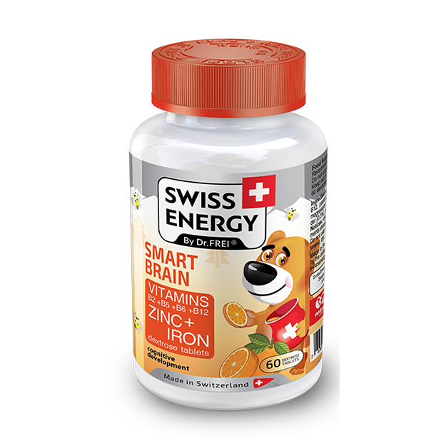 Bolalar uchun chaynash tabletkalari Swiss Energy Smartvit Kids 60dona