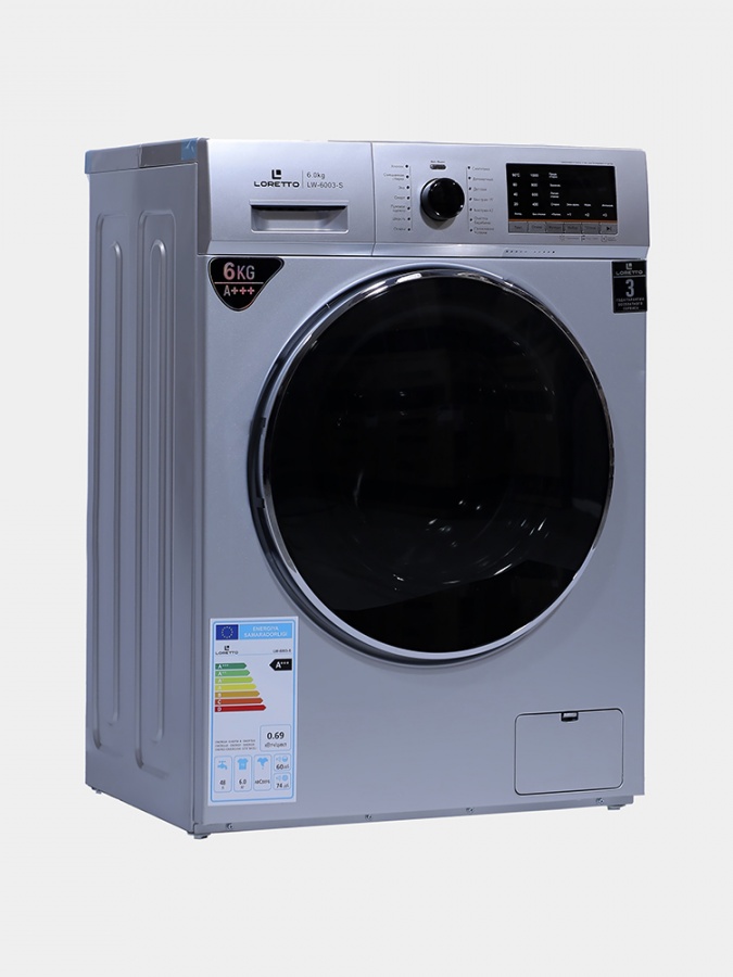 Kir yuvish mashinasi LORETTO LW-6003S, 6 kg