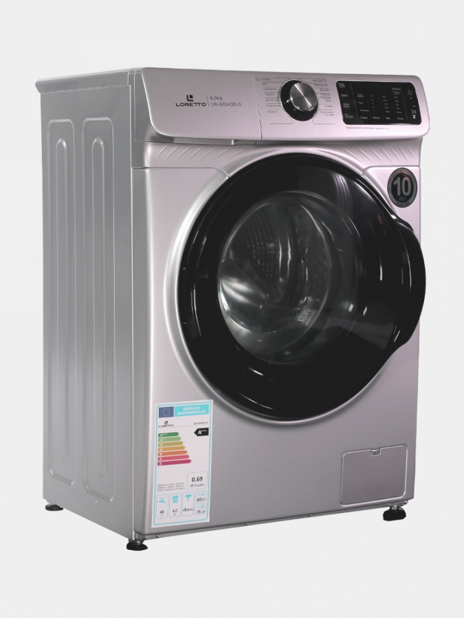 Kir yuvish mashinasi Loretto LW-6004-DDS inverteri, 6 kg