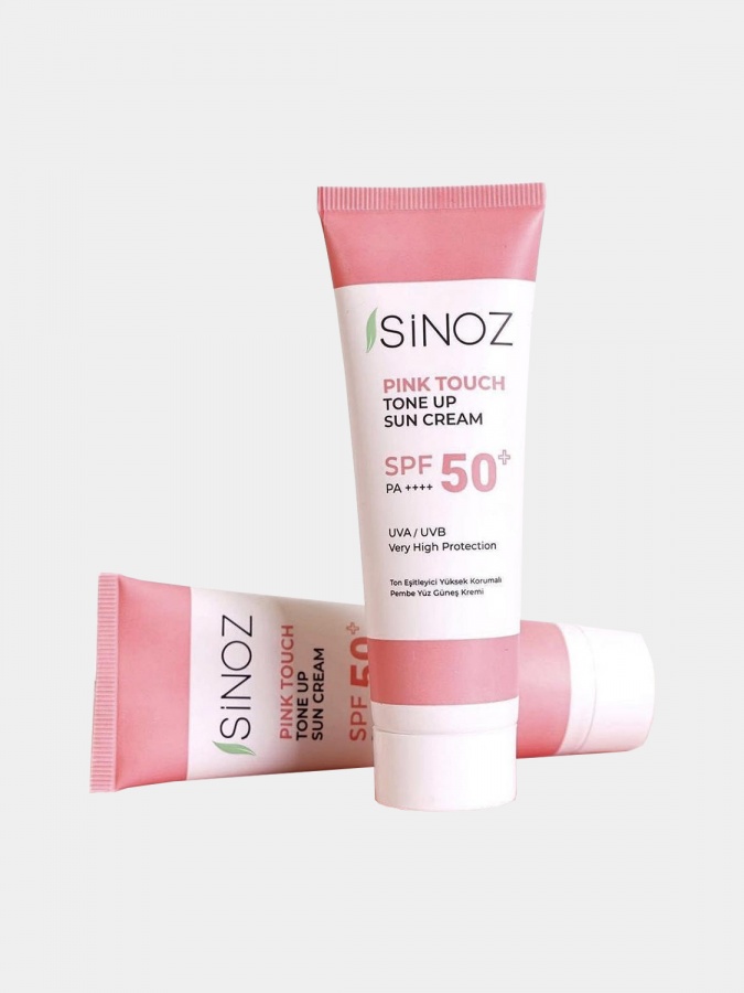 Tonlama, pushti quyosh kremi Sinoz Pink Touch SPF50+