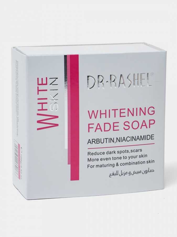 Мыло отбеливающее Dr. Мыло Rachel White Skin Fade с арбутином и ниацином