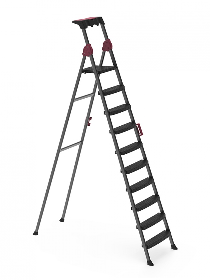 Стремянка Perilla Comfort 9+1 10 ступеней 51209