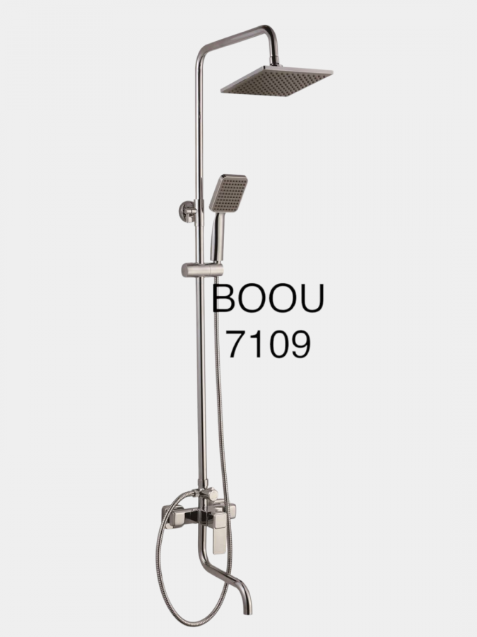 Душевая cтойка в комплекте BOOU B7109SBL-70GG