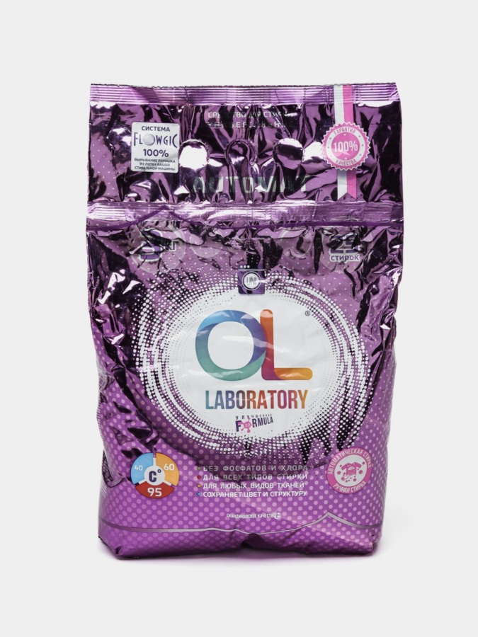 Fosfatsiz kir yuvish kukuni ''OL Laboratory UNI', 3 kg