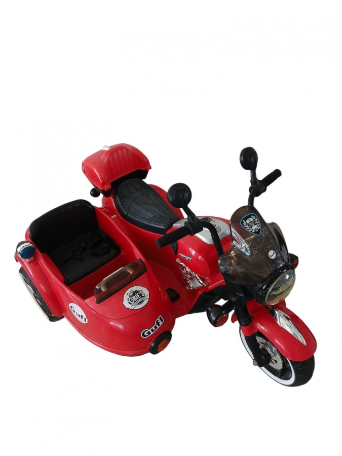 Bolalar elektr motottsikli Alpomish ikki o‘rindiqli