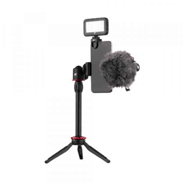 Mobil qurilmalar uchun tripodli mikrofon Maono by 2E AU-SM10S Vlog KIT 3.5mm