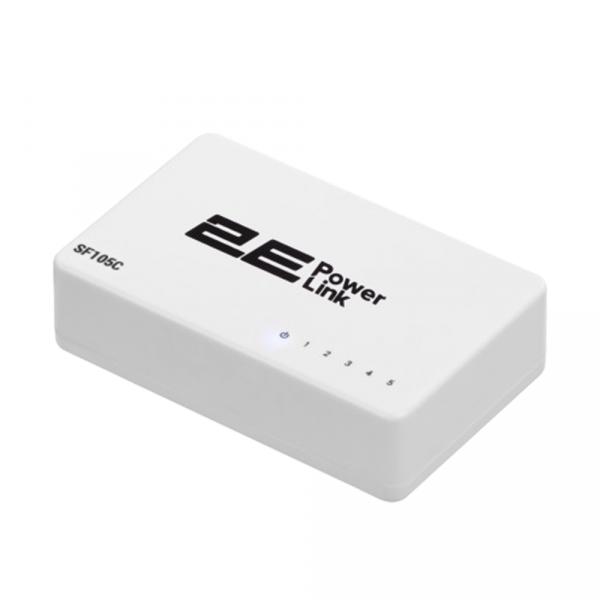 Kommutator 2E PowerLink SG105C 5xGE gigabit boshqarilmaydigan ish stoli