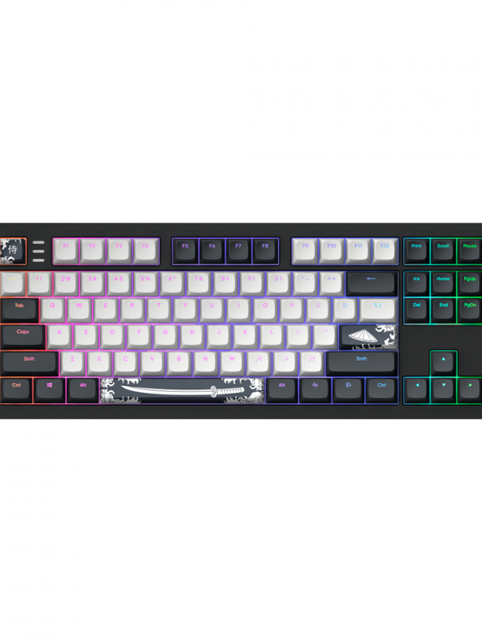Klaviatura Dark Project ALU87 Bushido Black White (DPKB-BUSHIDO-87)