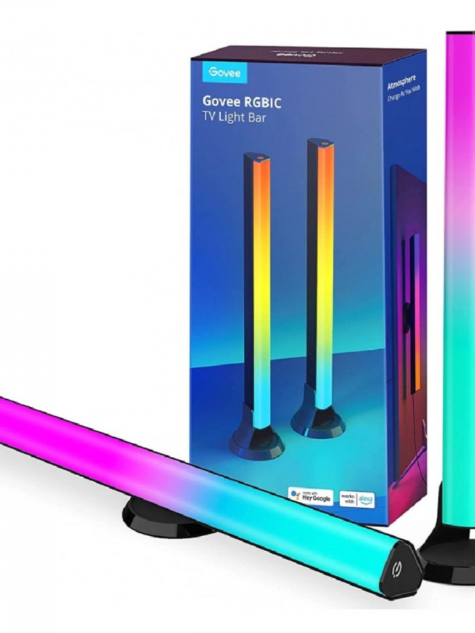 Orqa yorug‘lik to‘plami Govee H6046 RGBIC WiFi + Bluetooth Flow Plus Light Bars, RGB