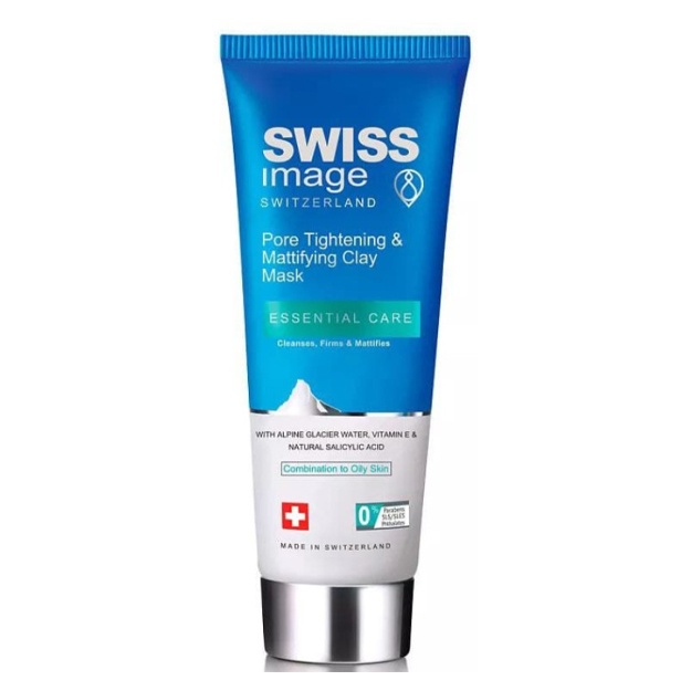 Mattiflashtiruvchi va teshiklarni toraytiruvchi gil niqobi Swiss Image 75ml