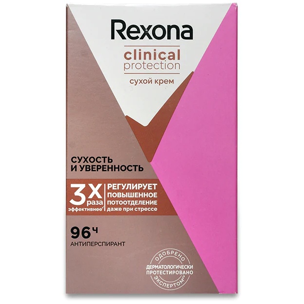 Женский дезодорант - антиперспирант Rexona Clinical Protection