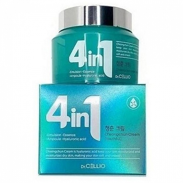 Крем для лица Dr.Cellio 4 IN 1 70 ML Cheongchun (Hyaluronic Acid)