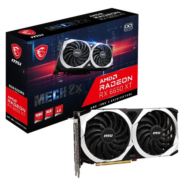 Videokarta MSI Radeon RX 6650 XT MECH 2X OC 8 GB GDDR6 128 bit From UAE