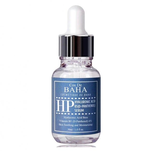 Gialuron kislotasi va pantenol bilan sarum Cos De Baha Hyaluronic Acid B5 (D-Panthenol) Serum