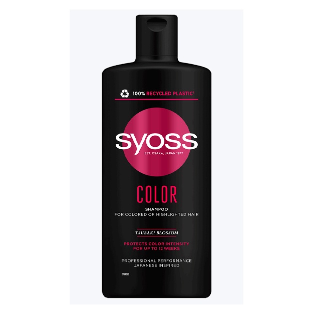 Yupqa sochlar uchun yo‘lbars o‘ti bilan shampun hajmisiz Color 440 ml