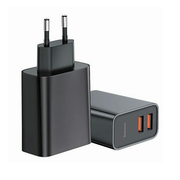 Quvvatlash qurilmasi Baseus Speed Dual QC3.0 Quick charger USB+USB 30W (CCFS-E01)