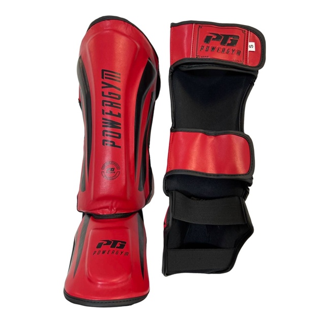 Shin uchun himoya MMA "PowerGym" Qizil