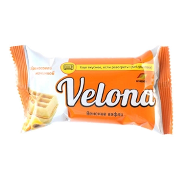 Vena vaflilari Velona 33g O‘rik