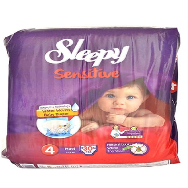Sleepy Sensitive Pants bolalar tagliki trutsiklar - №4, 7-14 kg, 30 dona