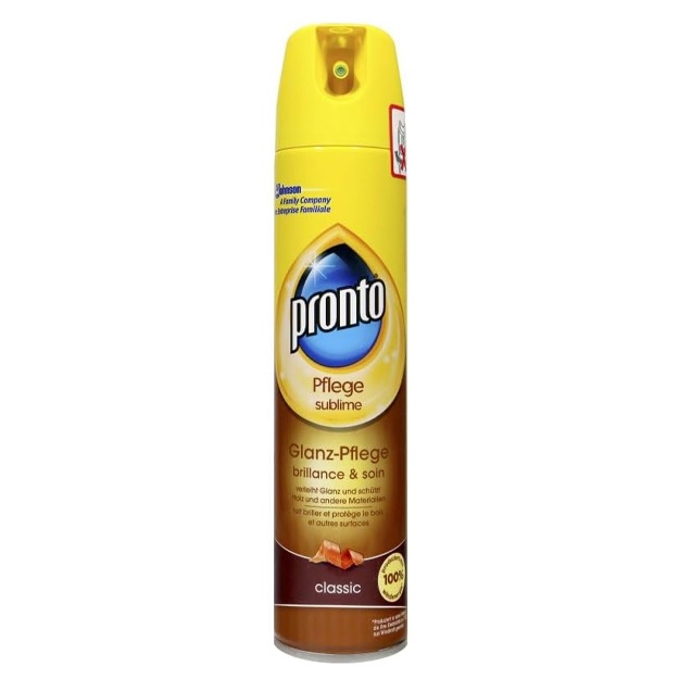 Классический уход Pronto Shine для всех деревянных поверхностей, удаление 90% аллергенов (250 мл)