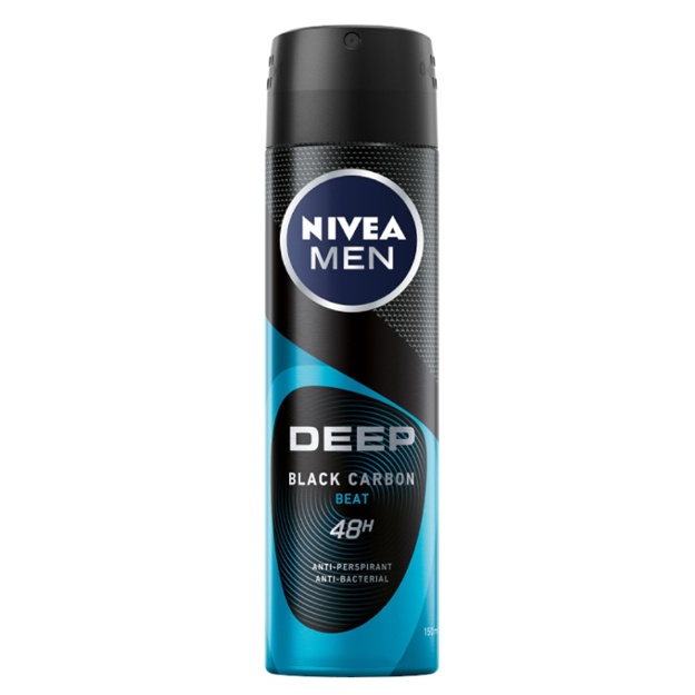 Дезодорант-антиперспирант для мужчин Nivea Black Carbon Beat 150 мл